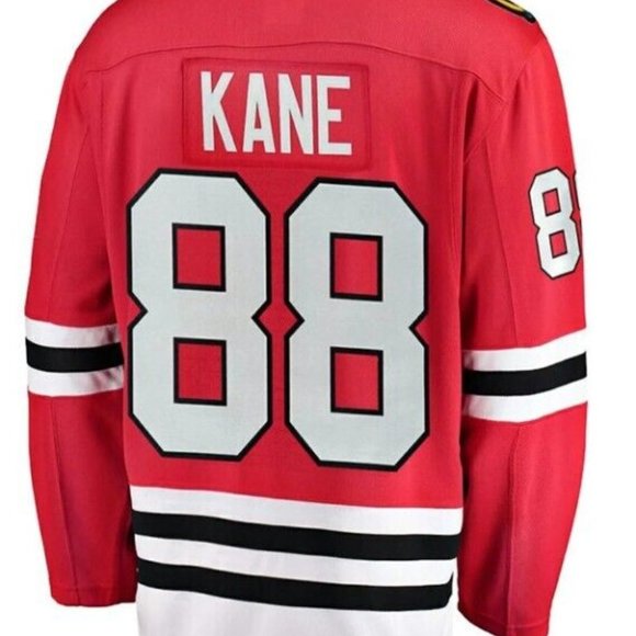 100% Men MEDIUM Fanatics NHL Chicago Blackhawks Patrick Kane Breakaway Jersey M - Picture 3 of 7